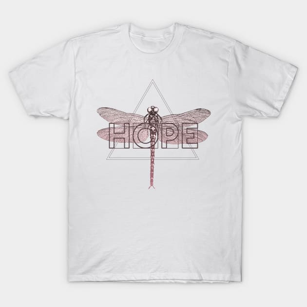 Hope in Nature - Dragonfly T-Shirt by XOOXOO